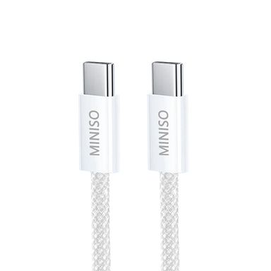 Cable de Carga y Datos para Iphone 15 Miniso Blanco
