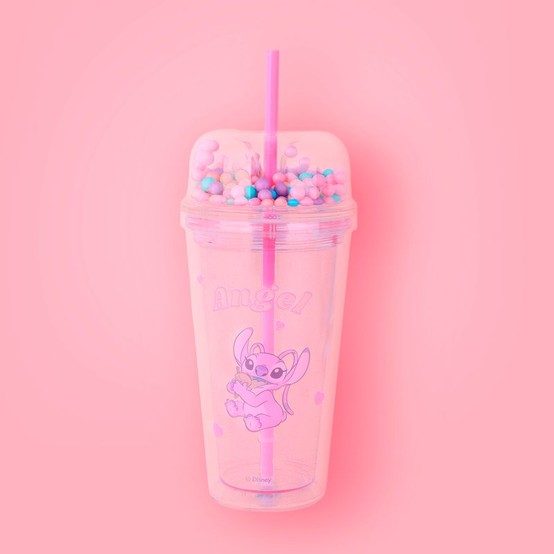 Vaso-Plastico-de-Doble-Pared-con-Pitillo-480-Ml-Serie-Disney-Stitch-Angel-2-21812