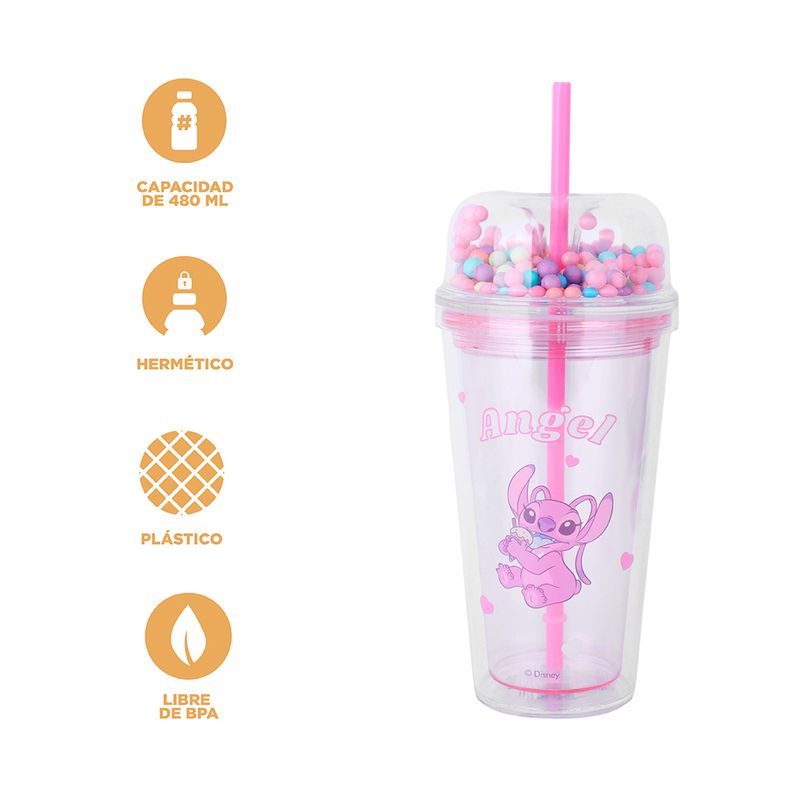 Vaso-Plastico-de-Doble-Pared-con-Pitillo-480-Ml-Serie-Disney-Stitch-Angel-3-21812