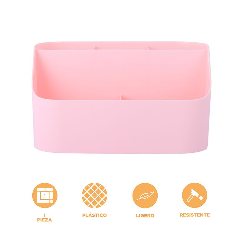 Organizador-de-Plastico-de-5-Ranuras-Mori-Girl-Rosa-4-21640