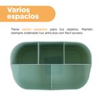 Organizador-de-Plastico-de-5-Ranuras-Mori-Girl-Verde-6-21641