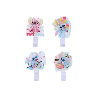 Ganchos Adhesivos Acrilicos 4 Pzs Serie Disney Stitch