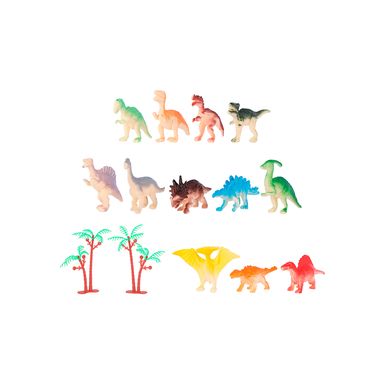 Paquete de Juguetes de Dinosaurios Pzs  Serie Miniso