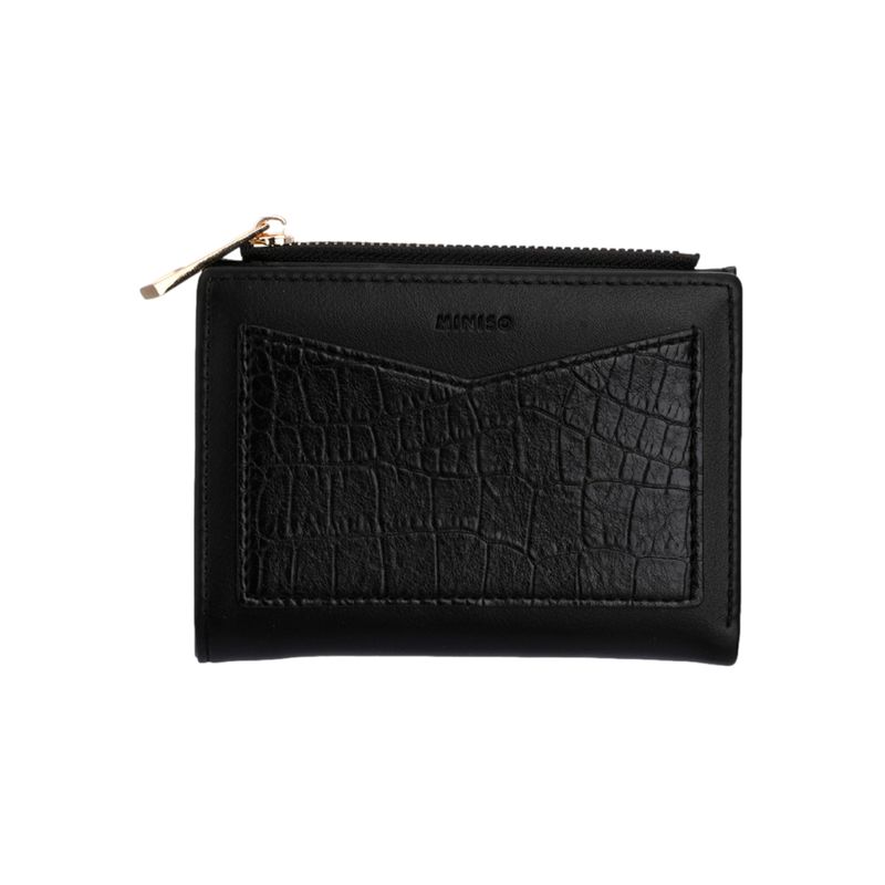 Cartera-para-Mujer-Mediana-Miniso-Vitality-Negro-1-21578
