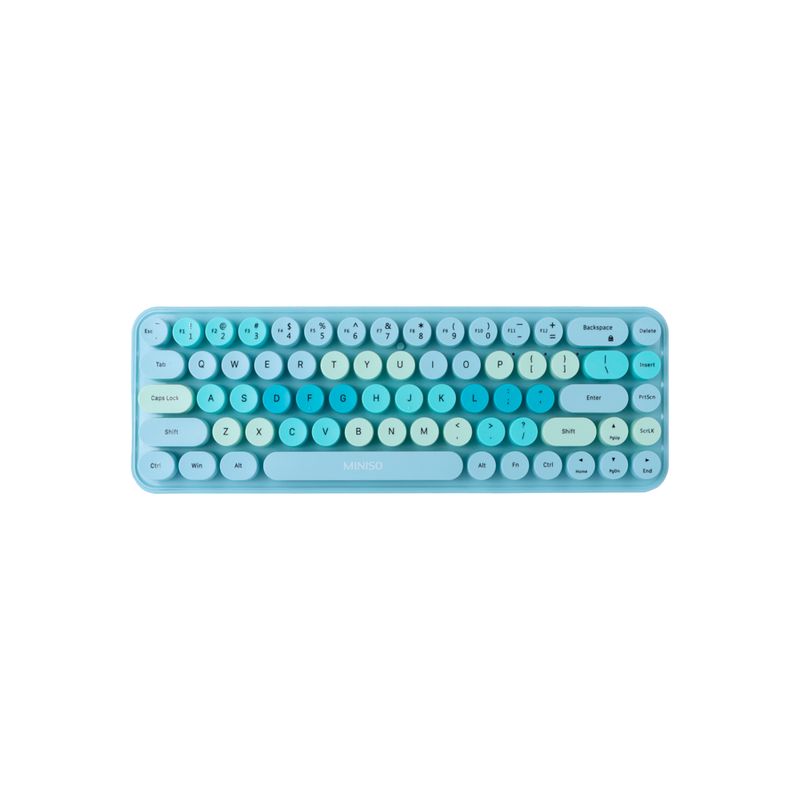 Teclado-Inalambrico-de-Moda-Modelo-Sk-676Ag-Verde-Miniso-1-21781