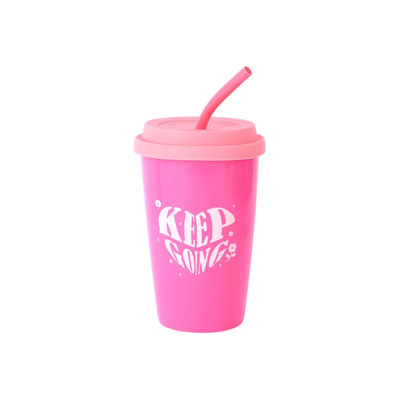 Vaso-de-Ceramica-de-400Ml-con-Tapa-y-Pitillo-Rosa-1-21663