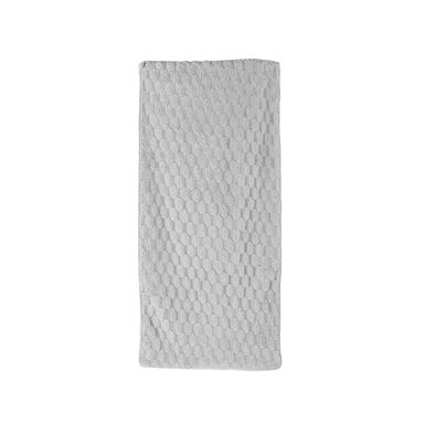 Toalla de Manos en Microfibra Cuadros Gris