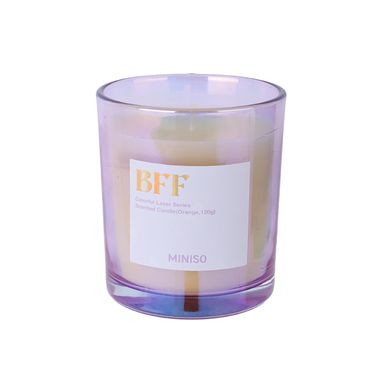 Vela Aromatica Miniso Serie Colorful Laser Bff 120Gr.