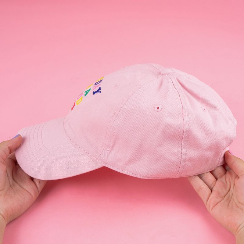 Gorra-de-Beisbol-Miniso-Serie-Rainbow-Rosa-2-21819