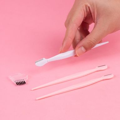 Navajas Plegables  para Depilar Cejas  3 Piezas
