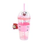 Vaso-Plastico-con-Pitillo-y-Funda-420-Ml-Serie-Minions-Daisy-Rosa-1-21890