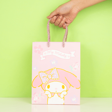 Bolsa de Regalo Mediana con Estampado Dorado My Melody Serie Sanrio