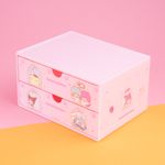 Organizador-de-Plastico-de-2-Cajones-Serie-Sanrio-Storage-Rosa-6-21949