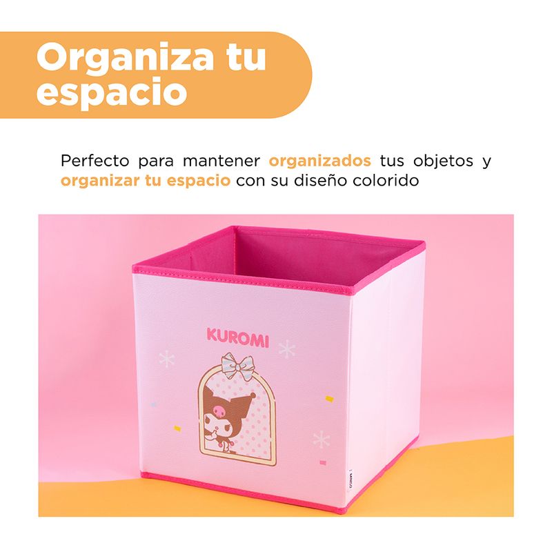 Caja-de-Almacenamiento-de-Tela-Serie-Kuromi-Rosa-5-21957