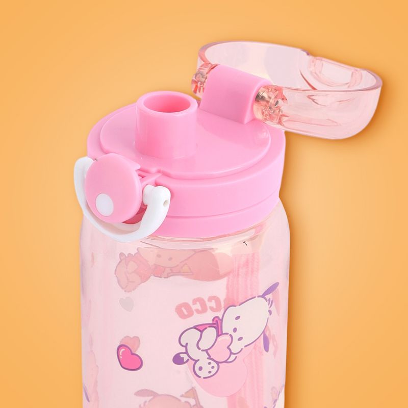 Vaso-de-Plastico-de-450-Ml-con-Correa-Serie-Pochacco-Rosa-3-21990