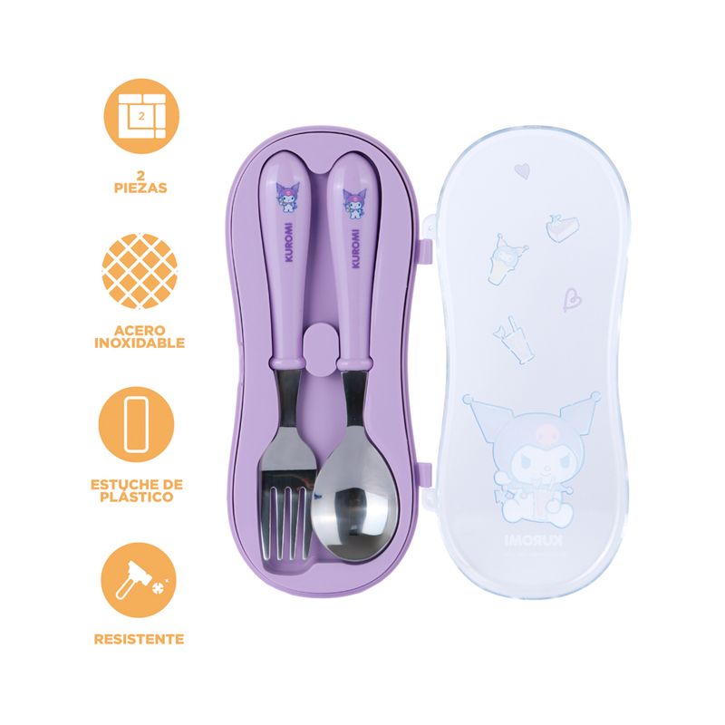 Set-de-Tenedor-y-Cuchara-con-Estuche-Serie-Kuromi-4-21967