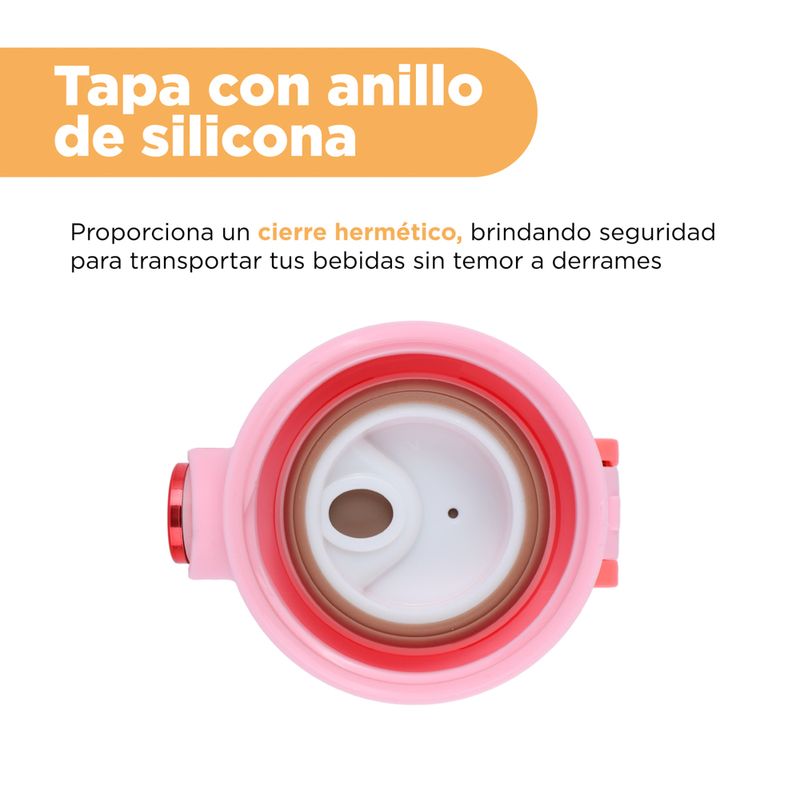 Termo-con-Tapa-Automatica-de-420-Ml-Serie-Hello-Kitty-Rojo-5-21985