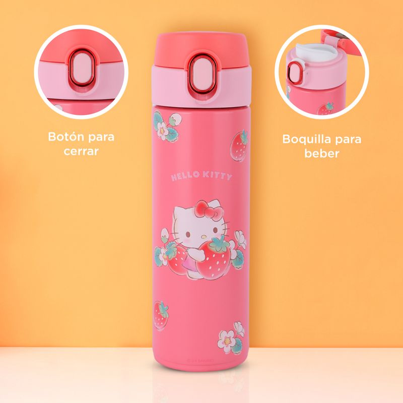 Termo-con-Tapa-Automatica-de-420-Ml-Serie-Hello-Kitty-Rojo-6-21985