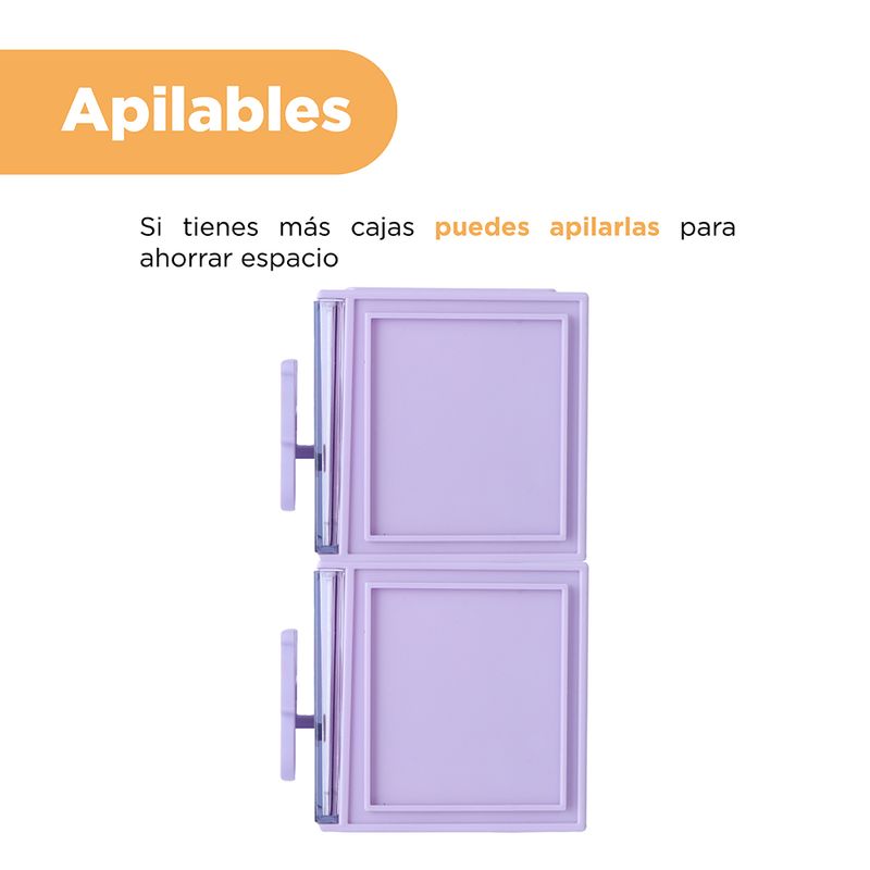 Organizador-de-Plastico-Forma-de-Cubo-Serie-Kuromi-Morado-6-21950