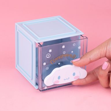 Organizador de Plastico Forma de Cubo Serie Cinnamoroll Azul