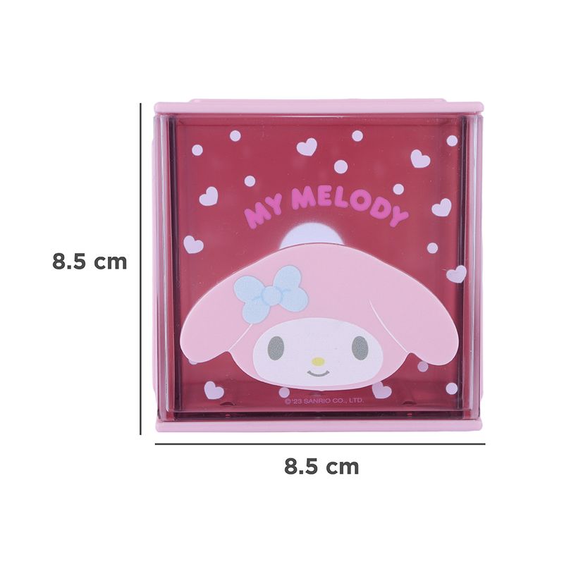 Organizador-de-Plastico-Forma-de-Cubo-Serie-My-Melody-Rosa-6-21952