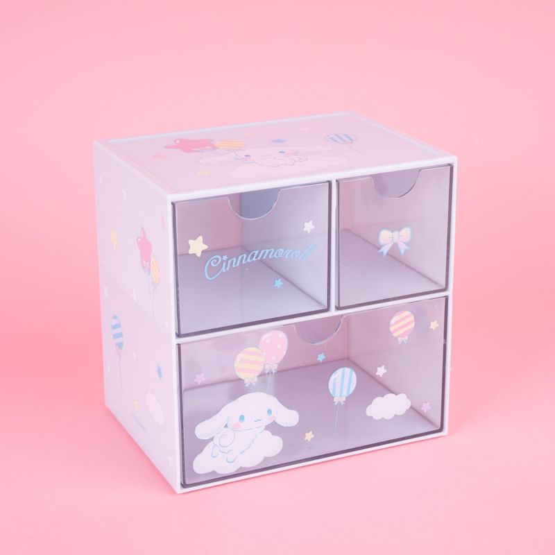 Organizador-de-Plastico-de-3-Cajones-Serie-Cinnamoroll-Azul-7-21954