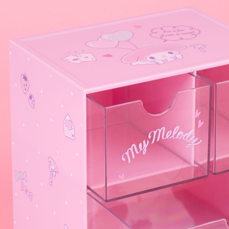 Organizador-de-Plastico-de-3-Cajones-Serie-My-Melody-Rosa-3-21955