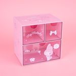 Organizador-de-Plastico-de-3-Cajones-Serie-My-Melody-Rosa-7-21955