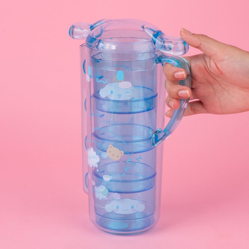 Juego-de-Jarra-de-1400-Ml-y-Vasos-Apilables-Serie-Cinnamoroll-2-21991