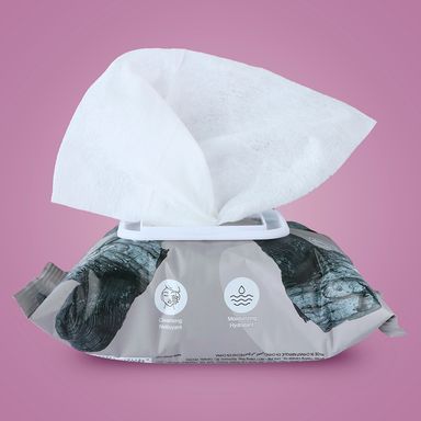 Toallitas Limpiadoras Faciales Refrescantes Charcoal
