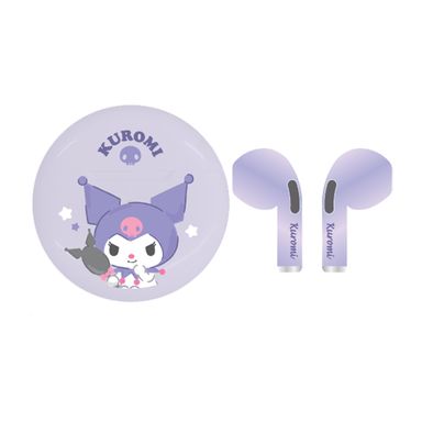 Audifonos Tws Classic Modelo Xs66  Serie  Kuromi Morado
