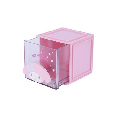 Organizador de Plastico Forma de Cubo Serie  My Melody Rosa