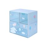 Organizador-de-Plastico-de-3-Cajones-Serie-Cinnamoroll-Azul-1-21954