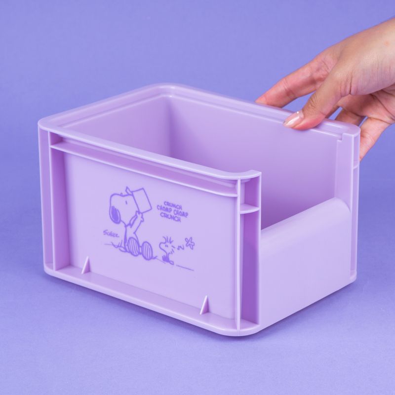 Organizador-Peque-o-Apilable-sin-Tapa-Serie-Snoopy-Purpura-2-22038