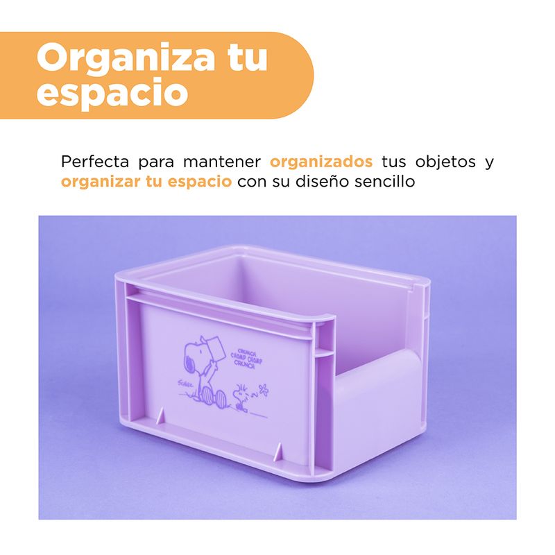 Organizador-Peque-o-Apilable-sin-Tapa-Serie-Snoopy-Purpura-5-22038