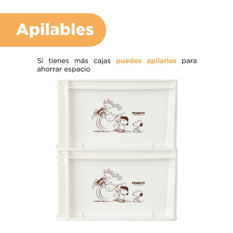 Organizador-Peque-o-Apilable-sin-Tapa-Serie-Snoopy-Blanco-6-22039