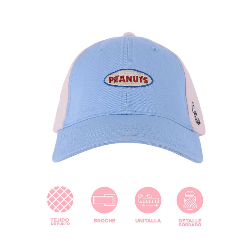 Gorra-de-Beisbol-Serie-Snoopy-Colorful-Life-Azul-3-22060