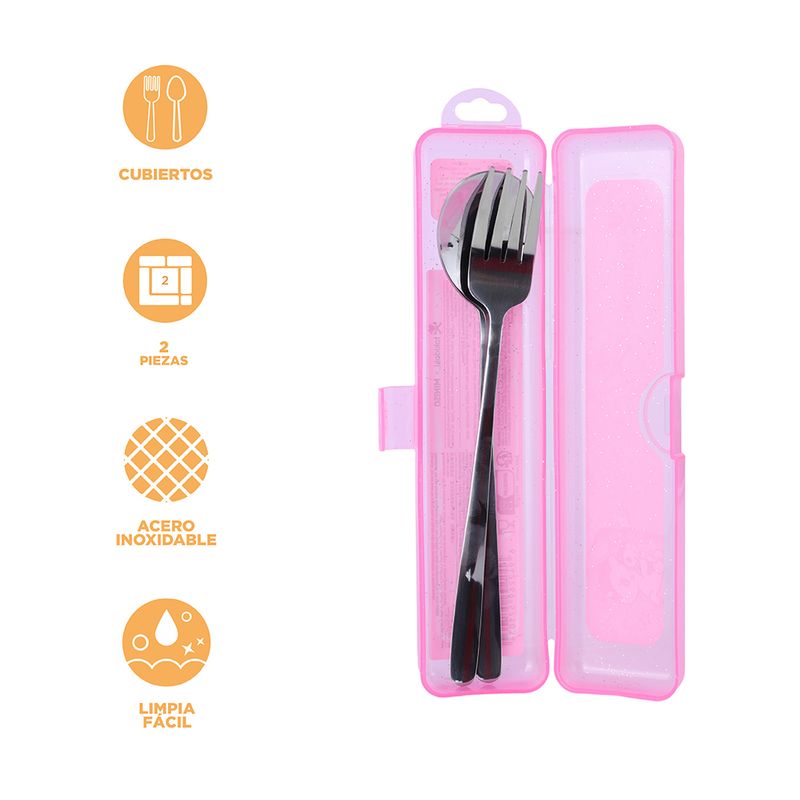 Juego-de-Cubiertos-Tenedor-y-Cuchara-Serie-Tokidoki-Rosa-3-22096