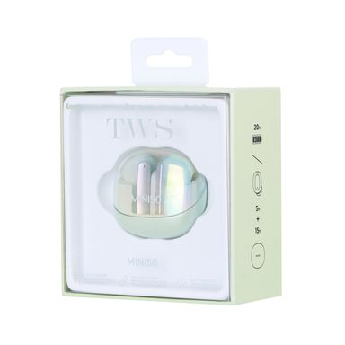 Audifonos Tws Modelo Y99  Mermaid Serie Miniso Verde