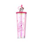 Vaso-de-Plastico-de-800-Ml-con-Doble-Pared-y-Pitillo-Serie-Tokidoki-Rosa-1-22109