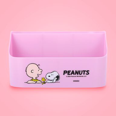 Organizador de Plastico de 5 Compartimentos Serie Snoopy  Colorful Morado