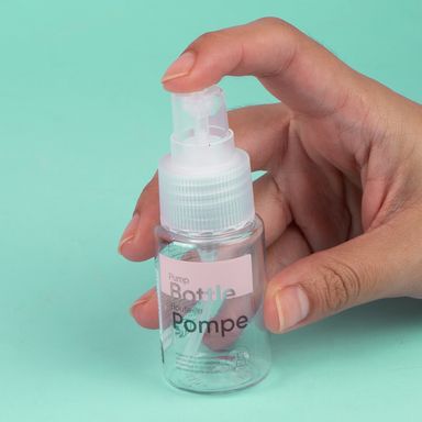 Botella con Bomba Transparente Pet 30Ml