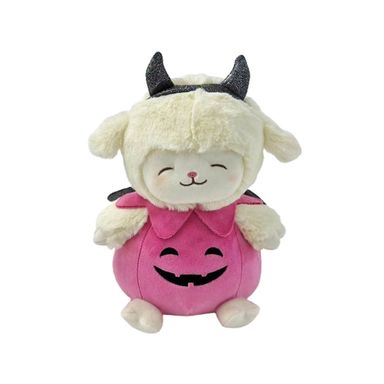 Peluche Halloween 10 In Lamb Baa Diablo Calabaza Serie Mini Family Rosa