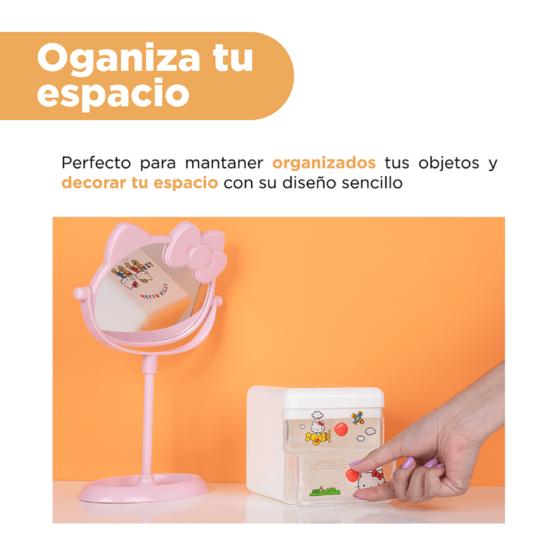 Organizador-de-Plastico-para-Escritorio-con-Cajon-Serie-Sanrio-Blanco-5-22194