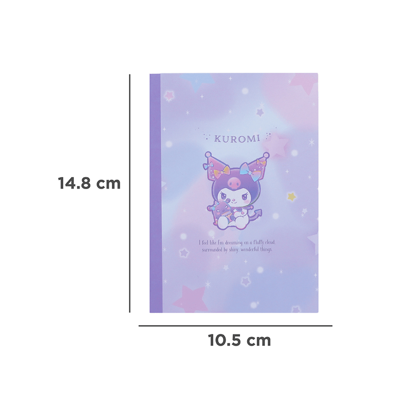 Libretas-Encuadernadas-32-Hojas-A6-2-Unidades-Serie-Sanrio-Kuromi-Morado-6-22218