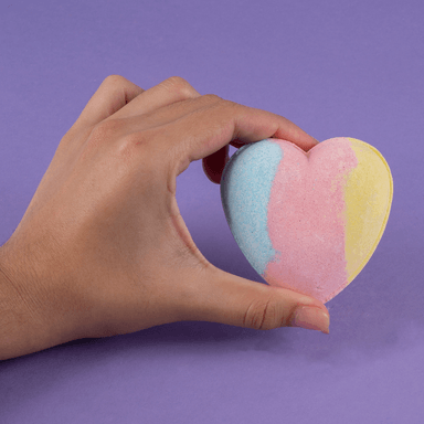 Bomba de Baño Perfumada de Vainilla en Forma de Corazón Serie Eazzy