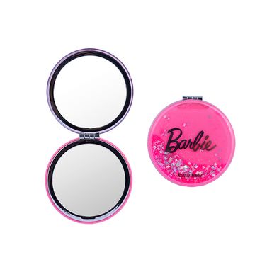 Espejo Compacto de Doble Cara Serie Barbie