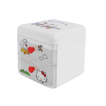 Organizador-de-Plastico-para-Escritorio-con-Cajon-Serie-Sanrio-Blanco-1-22194