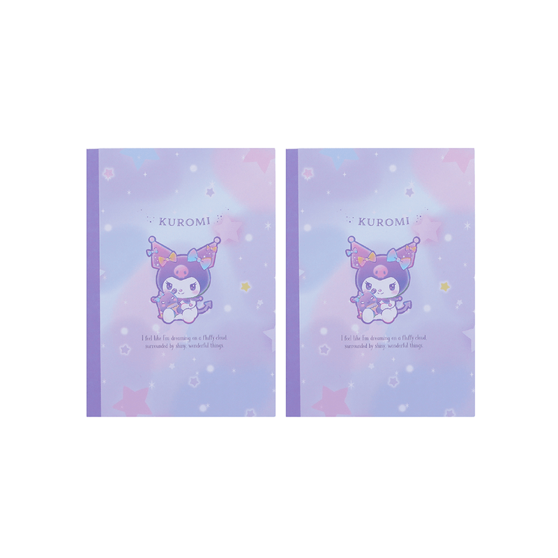 Libretas-Encuadernadas-32-Hojas-A6-2-Unidades-Serie-Sanrio-Kuromi-Morado-1-22218