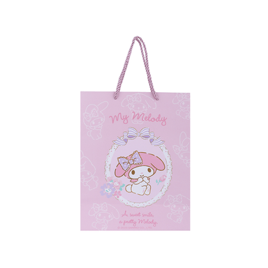 Bolsa de Regalo Grande Con Estampado Dorado My Melody 26Cm X 12Cm X 32Cm Serie Sanrio